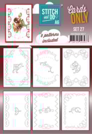 COSTDOA610027 Stitch and Do - Cards Only A6 - Set 27