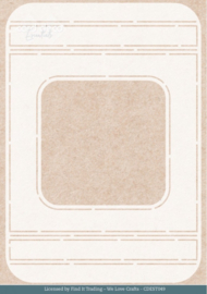 CDEST049 Stencil - Card Deco Essentials - Mystic Winter Window - A5