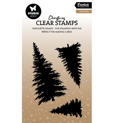 SL-ES-STAMP853 - Pine trees Essentials nr.853