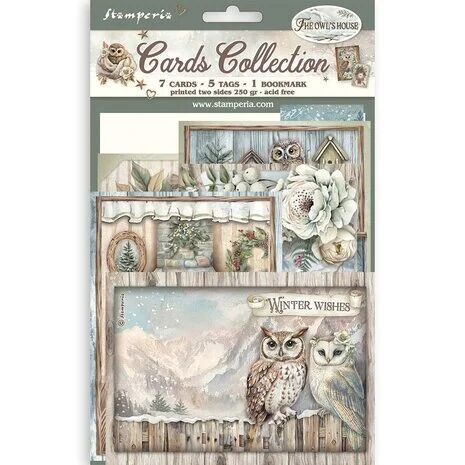 SBCARD31  Stamperia - The Owl's House - Cards Collection