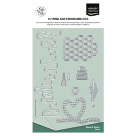 CAR0302 Vaessen Creative - Carla Creaties - Bloom & Zoom - Cut & Embossing Dies - Zoom