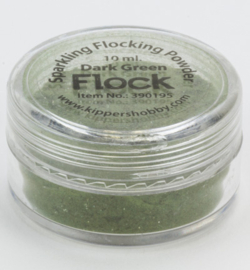 Sparkling Flocking Powder - Dark Green