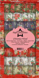 PFS026 Dixi Slimline PaperPack 10x21 cm Christmas Wood