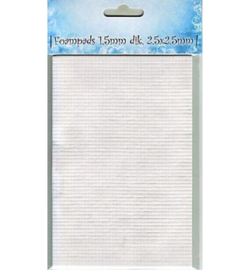 9.03.11.004 - Foam Pads 1.5mm dik - 2,5x2,5