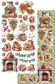 Art Alchemy - Extra's to Cut Out set - Merry Christmas - Flowers