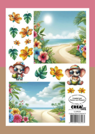 CLSVP024 Crealies - Knipvellenbundel Susan van Poppel - Zomer H