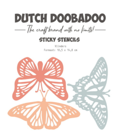 477.927.002 DDBD Sticky stencil Butterfly A6