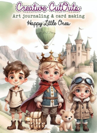 CCOBOEK-001 Creatief Art - Happy Little Ones - Boek voor Art Journaling en Kaarten - Deel 1
