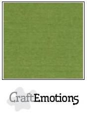 CraftEmotions linnenkarton 10 vel mosgroen 27x13,5cm 250gr
