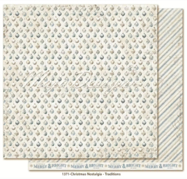 1371 Scrappapier Dubbelzijdig - Christmas Nostalgia - Maja Design - PAKKETPOST!