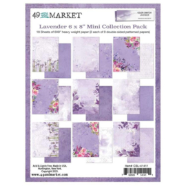 49 And Market - Color Swatch: Lavender - Mini Collection Pack 6"X8" - CSL-41411