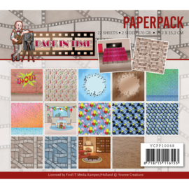 YCPP10048 Paperpad - Back in Time - Yvonne Creations