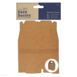 PMA174022 Kraft Small Boxes - 4 stuks - Papermania