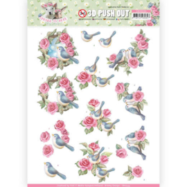 SB10333 Stansvel 3D vel A4 - Spring is Here - Amy Design