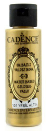 101 Cadence - Gilding Metallic acrylverf - Groen Goud - PAKKETPOST!!!