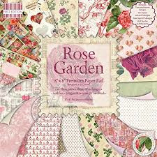 Paperpad 20 x 20cm - 48 vel - Rose Garden - First Edition