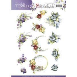 SB10259 Stansvel A4 - Timeless Flowers - Marieke Design