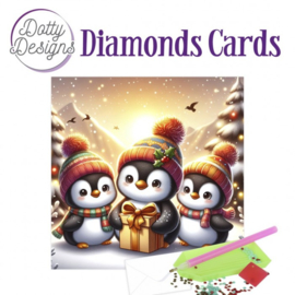 DDDC1208 Dotty Designs Diamond Cards - Penguin 1