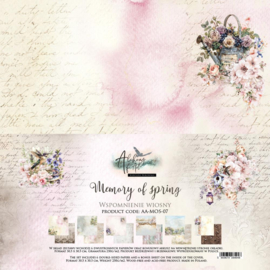 AA-MOS-07   Paper Collection Set 30,5x30,5 cm Memory of Spring - PAKKETPOST!!