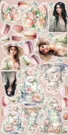 CC-C60-FA-12   Extras to Cut Set – Felicia – Felicia,15,75x30,5cm, mirror print, 250 gsm