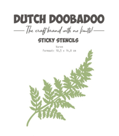 477.927.001 DDBD Sticky stencil Fern A6