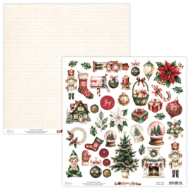 MT-SOY-09 12 x 12 Elements Paper - Season of Joy - PAKKETPOST