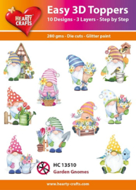 HC 13510 - Garden Gnomes - 3D Toppers