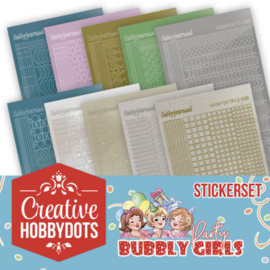 CHSTS001 Stickers bij Creative Hobbydots - Bubbly Girls - Yvonne Design