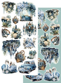 Art Alchemy - Extra's to Cut Out set - In Frosty Colors - Wedding Day