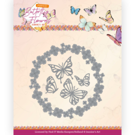 JAD10152 Snij- en embosmal - Perfect Butterfly Flowers - Jeanine's Art
