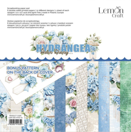 LemonCraft - Dear Diary - Hydrangea - Paper Pad 30.5x30.5 cm - PAKKETPOST!!