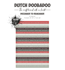 491.200.028 - Dutch Sticker December to Remember