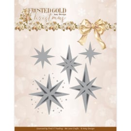 ADD10322 Dies - Amy Design - Frosted Gold Christmas - Frosted Gold Stars