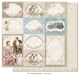 839 Scrappapier dubbelzijdig - Vintage Romance - Maja Design