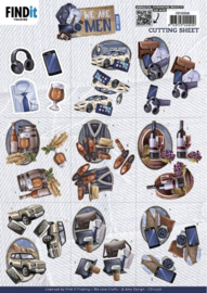 CD12258 Cutting Sheets - Amy Design - We Are Men - Mini