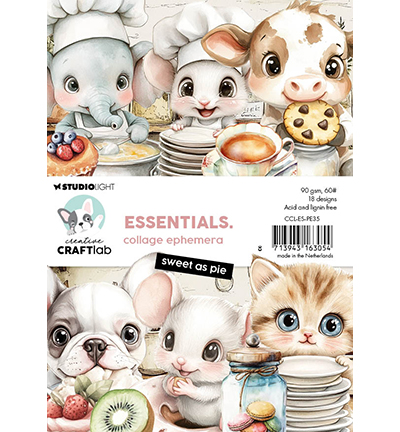 CCL-ES-PE35 - Collage Ephemera Sweet as pie Essentials nr.35