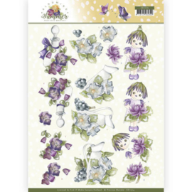 CD11314 3D vel A4 - Blooming Summer - Marieke Design