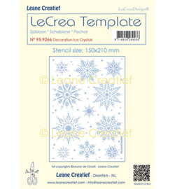 959.266 - Template, Decoratieve IJs kristallen