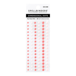 Dimensional Two Tone Pink Enamel Dots (96pcs) (SCS-288)