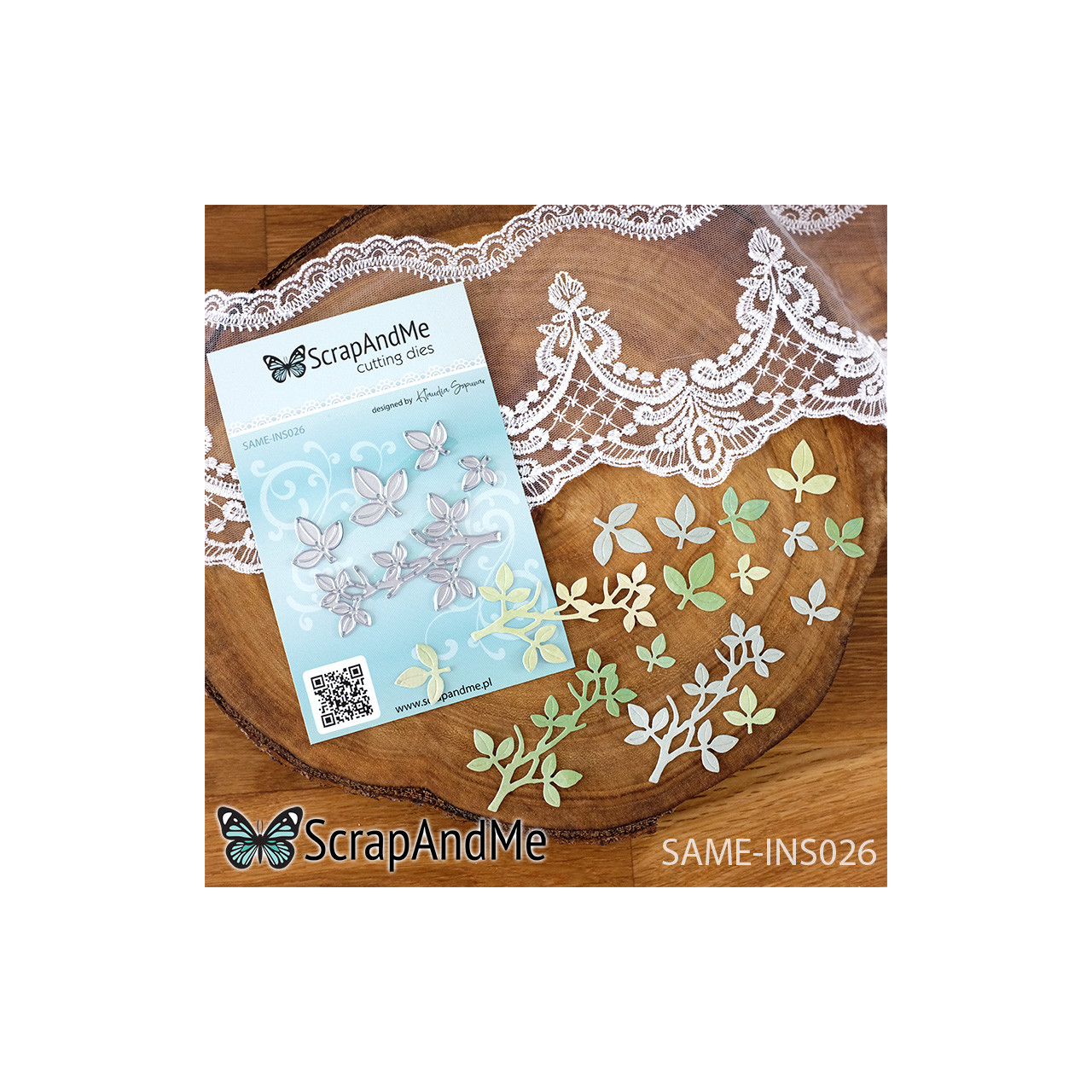 Branch and Leaves SAME-INS026 Metal Cutting Die - ScrapAndMe