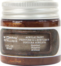 967840 Hazelnut - Finnabair Art Alchemy Metallique Acrylic Paint  - PAKKETPOST!