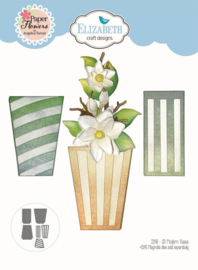 2248 Elizabeth Craft Design - Spring Blossom - Dies - 3D Modern Vases