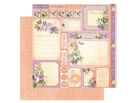 4501037 Scrappapier dubbelzijdig - Time to Flourish - Graphic45 - PAKKETPOST!