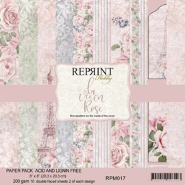 La vie en Rose Collection 8x8 Inch Paper Pack (RPM017)