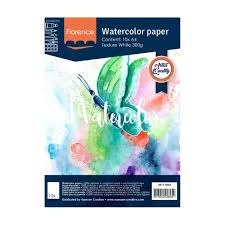 2911-4003 Florence • Aquarelpapier 300g Textuur A4 Wit 10x