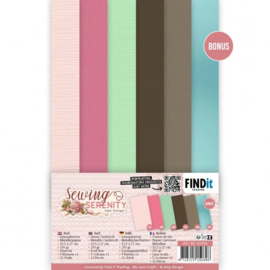 AD-4K-10036 Linen Cardstock Pack - Amy Design - Sewing Serenity - 4K