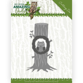 ADD10218 Snij- en embosmal  - Amazing Owls - Amy Design