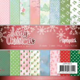 JAPP10012 Paperpad - Lovely Christmas - Jeanine's Art