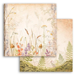 Woodland Grassland 12x12 Inch Paper Sheets (SBB964)- PAKKETPOST!