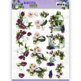 CD11638 3D vel A4 - Beautiful Garden - Marieke Design